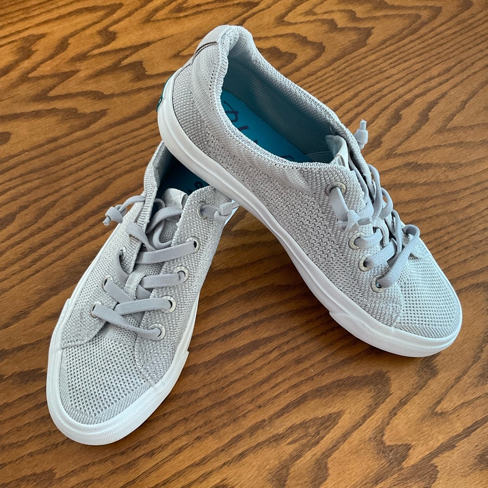 Blowfish Malibu Easy Slip-On Sneakers, Fog Gray, Sz 7.5